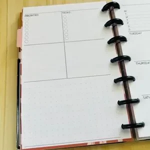 Hand Crafted | Office | Happy Planner Mini Size Weekly Layout Inserts ...